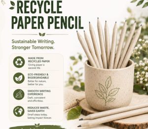 Eco Friendly Recycle Paper Pencil