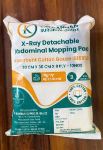 12 Ply X Ray Detachable Abdominal Mopping Pad