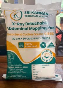 8 Ply X Ray Detectable Mopping Pad