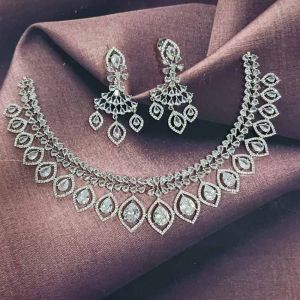 American Diamond Necklace Set