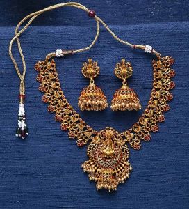 Antique Temple Jewellery Set