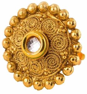 Gold Plated Temple Ring