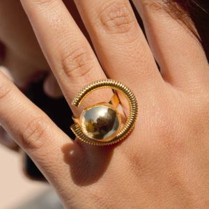 Textured Statement Ring