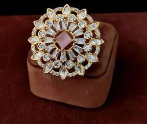 Women Kundan Ring