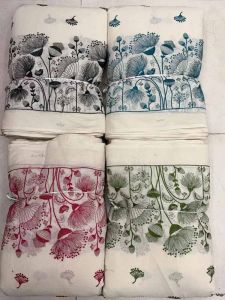 40 Inch Cora Cotton Thread Embroidery Fabric