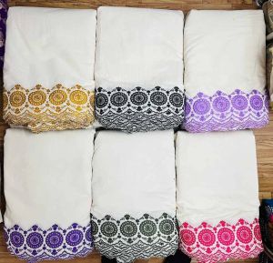 53 Inch Cora Cotton Daman Thread Embroidery Fabric