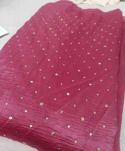 Banarasi Crush Shimmer Work Fabric