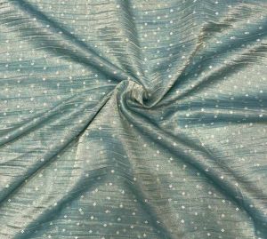 Banarasi Tissue Crush Jacquard Butti Fabric