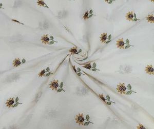Cora Cotton Multi Thread Butta Embroidery Fabric