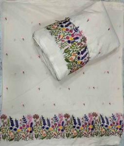 Cora Cotton Multi Thread Embroidery Fabric