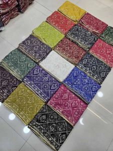 Georgette Heavy Work Vintage Dupatta