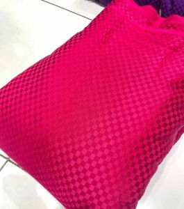 Pure Gazzi Silk Box Pattern Fabric