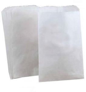 45 GSM LDPE Coated White Dispensing Paper Bag