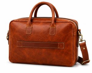 Brown Leather Laptop Bag