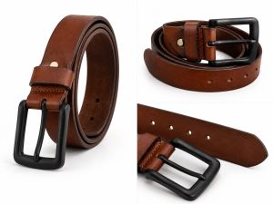 Brown Mens Leather Belt