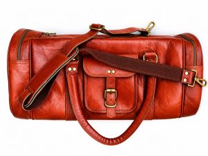 Red Leather Duffle Bags