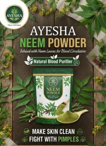 Ayesha Azadirachta Indica Pure Neem Powder