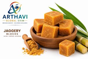 Natural Sugarcane Gud Jaggery Block