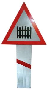 Manned Level Crossing Warning Board