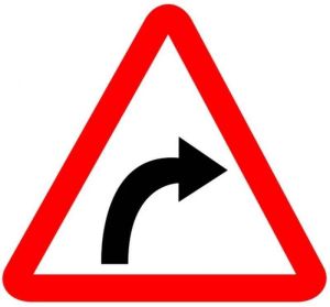 Right Turn Sign Board