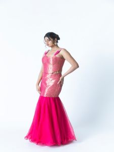 Ladies Pink Pure Banarasi Silk Lehenga Choli Set