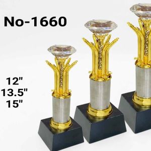 Premium Royal Crystal Diamond Trophy Set