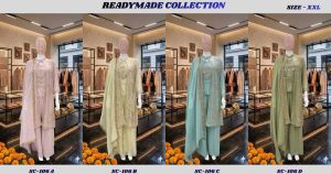 Ladies Designer Embroidered Palazzo Suit Set