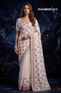 Ladies Floral Designer Party Wear Saree