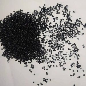 2 Mm Round Black Glass Beads