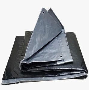 Black Silver HDPE Tarpaulin