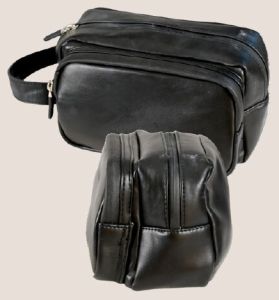 Goat Nappa Leather Toiletry Bag