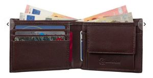 Mens Oxford Brown Leather Wallet
