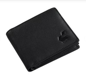 Mens Raven Black Leather Wallet