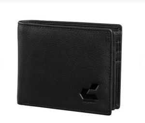 Mens Raven Black Leather Wallet