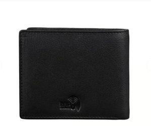 Mens Raven Black Leather Wallet