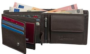 Mens Walnut Brown Leather Wallet