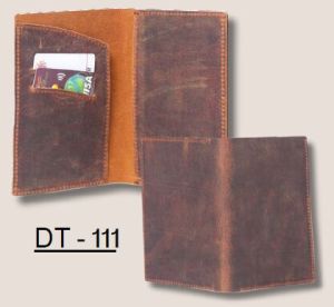 Premium Buff Hunter Leather Passport Holder