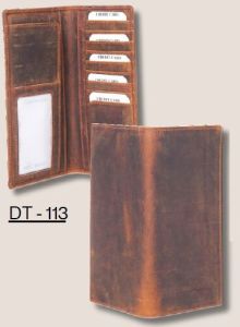 Premium Buff Hunter Leather Wallet