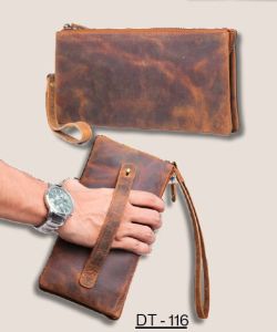 Unisex Carry On Leather Pouch