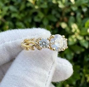 2.30CT Round Brilliant Lab Grown Diamond Ring
