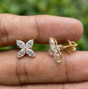 2CTW Marquise Cut Diamond Earrings