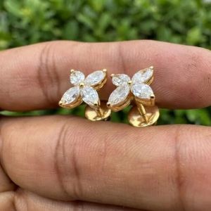 2CTW Marquise Cut Diamond Earrings