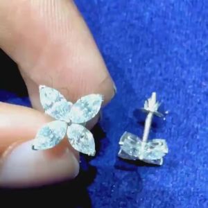 2CTW Marquise Cut Diamond Earrings