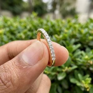 3 Ring Bridal Set With 3CT Oval E VVS2/VS1 IGI Certified Lab Grown Diamond
