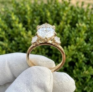 4CT Dutch Marquise Cut Lab Grown  IGI Certified Diamond Ring