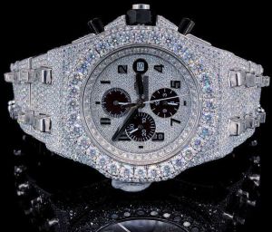 Automatic Bust Down Diamond VVS Moissanite Watch