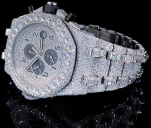Automatic Bust Down Diamond VVS Moissanite Watch