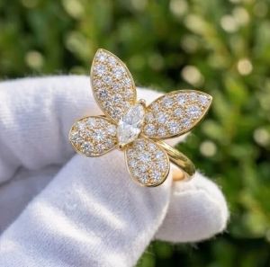 E VVS2 Lab Grown Marquise Diamond Butterfly Ring