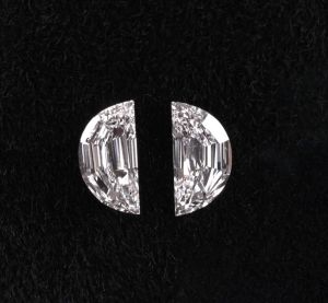 Haif Moon Cut Lab Grown Diamond