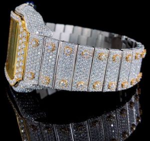 Handcrafted Arabic Moissanite Watch